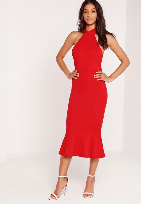 Halter-Neck-Dress. 3 Most Stylish Spring Wedding Guest Outfits