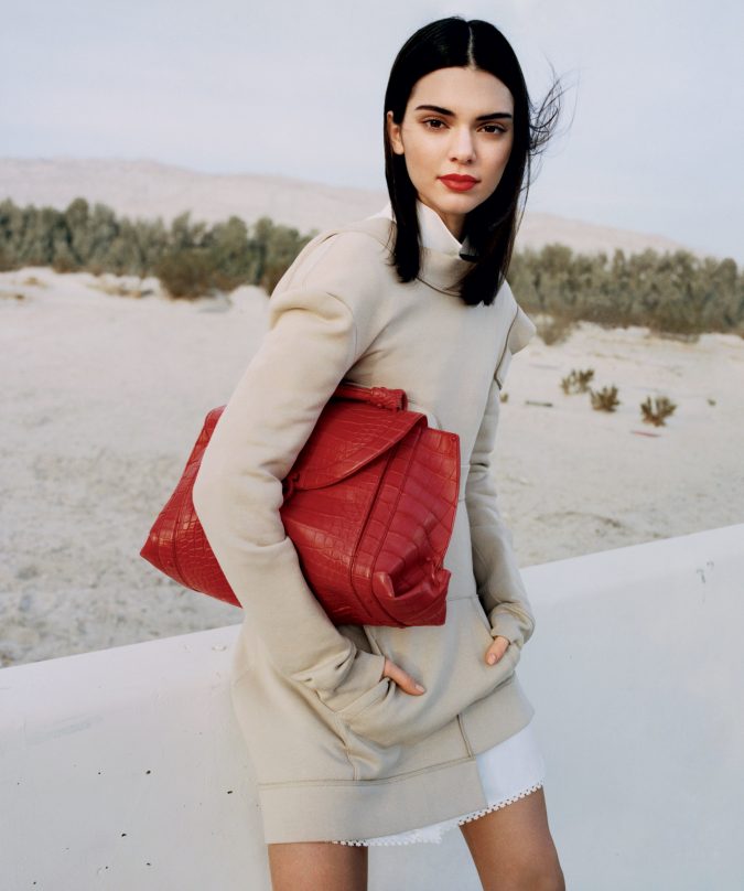 Kendall Jenner in neutral look. 20 Most Stylish Female Celebrities Fashion Trends - 43