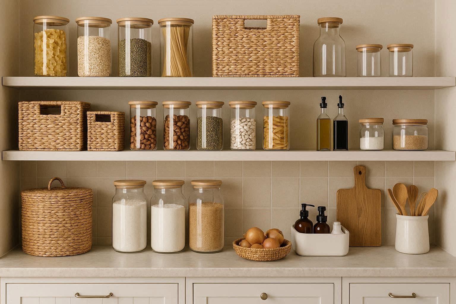 Top 16 Creative Kitchen Decoration Tricks No One Told You About 8 Organize With Beautiful Storage Containers and Jars Top 16 Creative Kitchen Decoration Tricks No One Told You About - 8