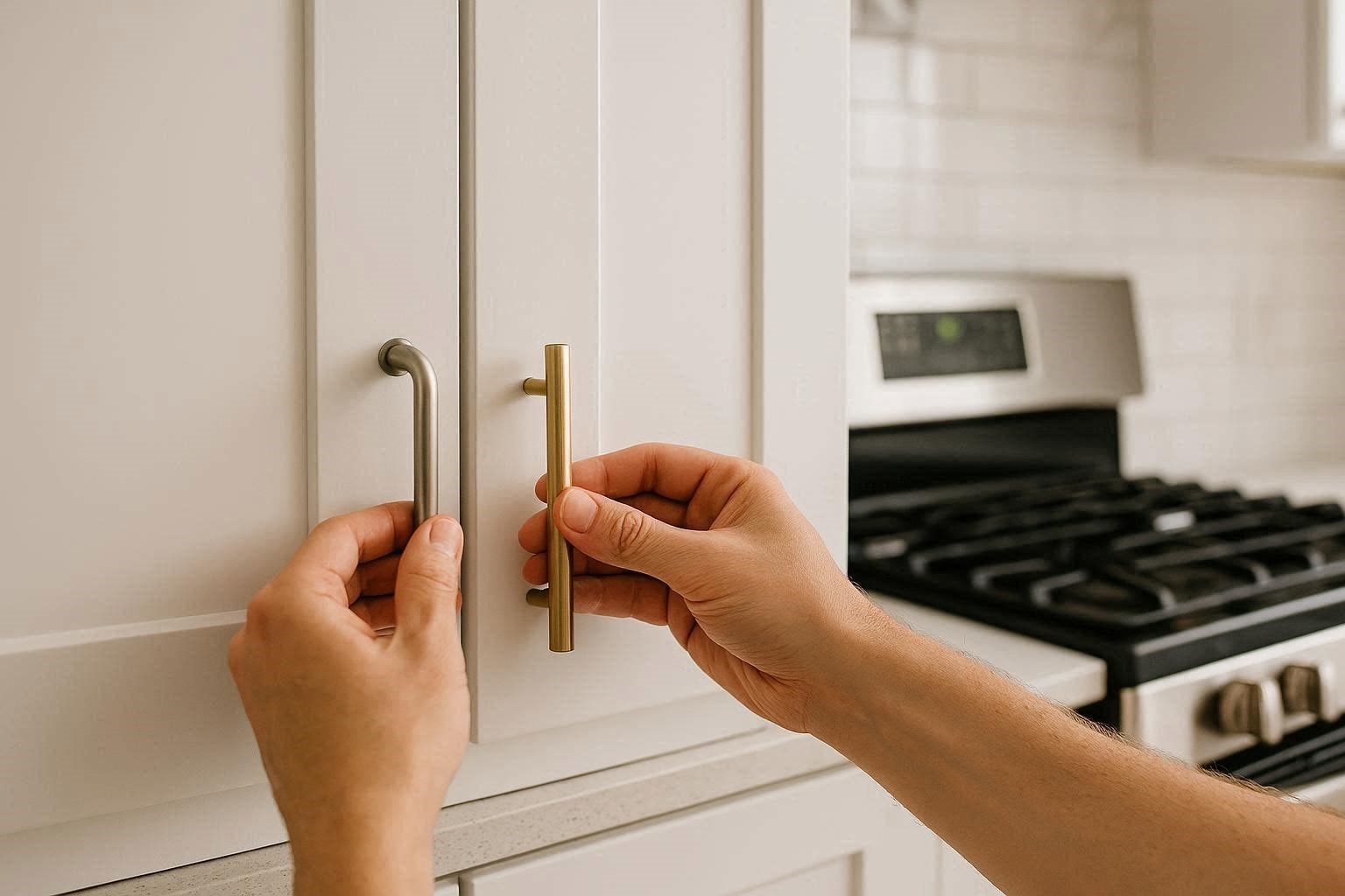 Top 16 Creative Kitchen Decoration Tricks No One Told You About 7 Replace Cabinet Handles for an Instant Upgrade Top 16 Creative Kitchen Decoration Tricks No One Told You About - 7