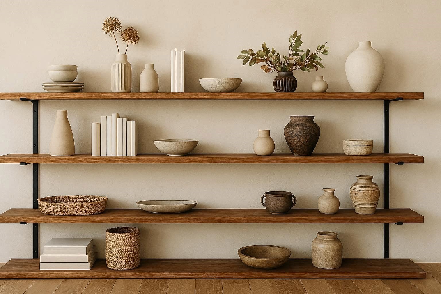 Top 16 Creative Kitchen Decoration Tricks No One Told You About 4 Use Open Shelving to Create a Stylish Display Area Top 16 Creative Kitchen Decoration Tricks No One Told You About - 4