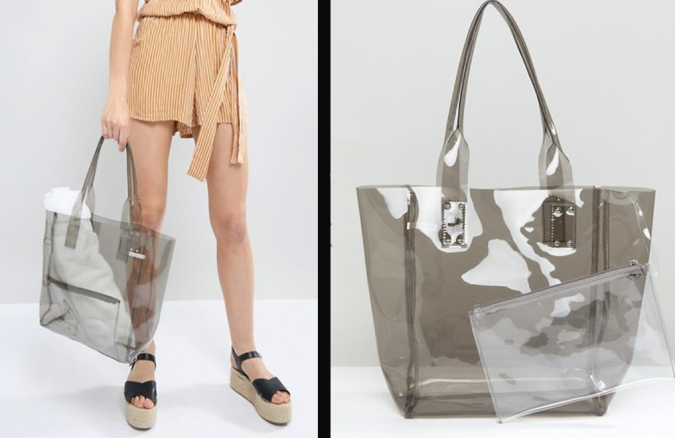 20 Most Stylish Female Celebrities Fashion Trends 32 bag clear asos 20 Most Stylish Female Celebrities Fashion Trends - 32