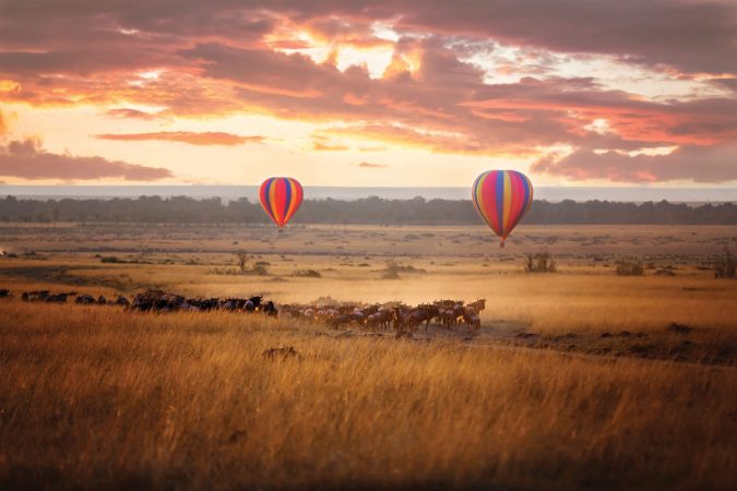 hot air balloon kenya safari travel 6 Types of Outdoor Travel Adventures to Experience - 2