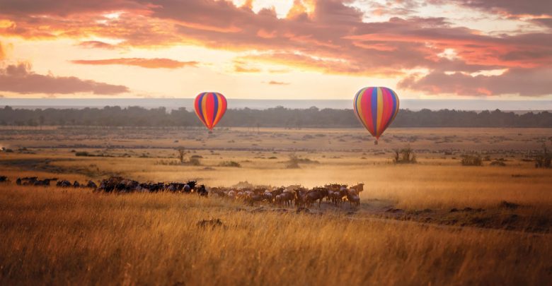 hot air balloon kenya safari travel 6 Types of Outdoor Travel Adventures to Experience - Dogsledding 1