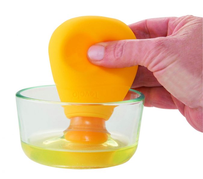 silicone egg yolk separator kitchen tools 24 Innovative Kitchen Tools You Should Get Today - 18