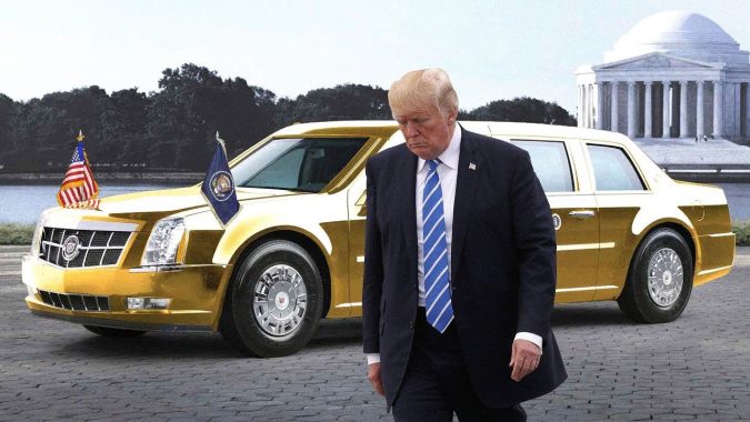 Donald-Trump-car-2-675x380 Top 10 Most Expensive and Unusual Things Owned By American President Trump