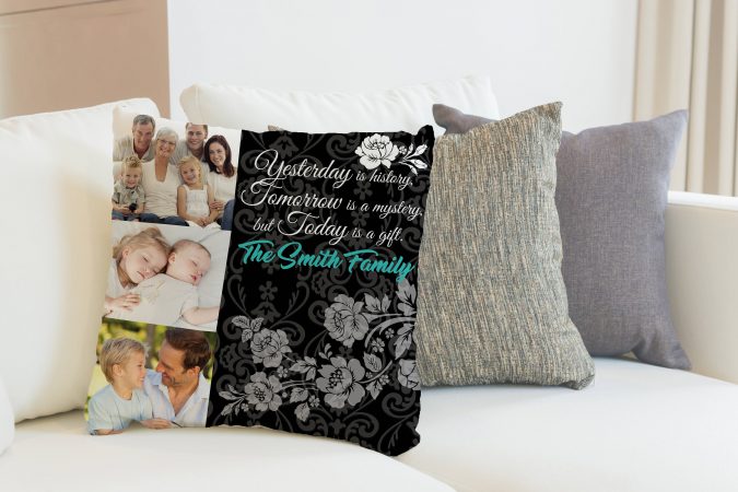 Top 15 Creative Mother's Day Gift Ideas 19 Family history throw pillow Top 15 Creative Mother's Day Gift Ideas - 19