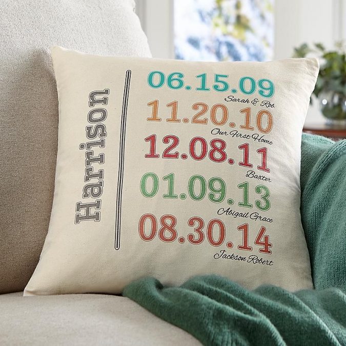 Family history throw pillows Top 15 Creative Mother's Day Gift Ideas - 18