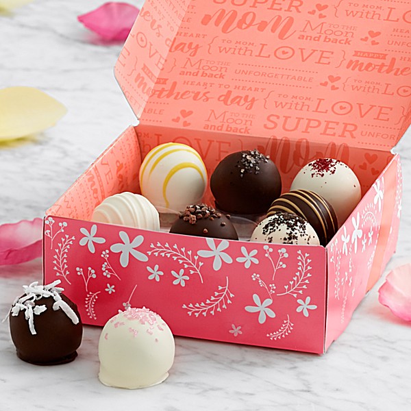 Top 15 Creative Mother's Day Gift Ideas 15 Red velvet cake truffles. Top 15 Creative Mother's Day Gift Ideas - 15
