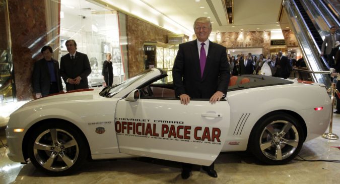 Trump car 2011 Chevrolet Camaro Indianapolis 500 Pace Top 10 Most Expensive and Unusual Things Owned By American President Trump - 2