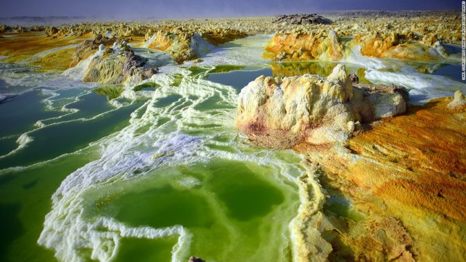 colorful places danakil depression 14 Unusual Facts about Earth Can't Be Found Anywhere Else - 10