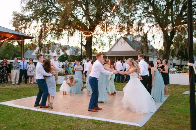 outdoor wedding How to Host Your Wedding at Your Home - 8