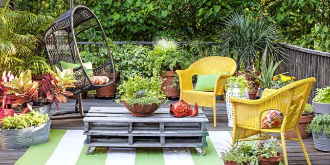 small patio garden Living a More Comfortable Outdoor Lifestyle - 2