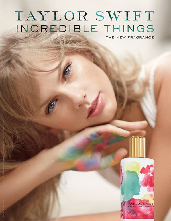 taylor swift fragrance incredible things 10 Most Favorite Perfumes of Celebrity Women - 3