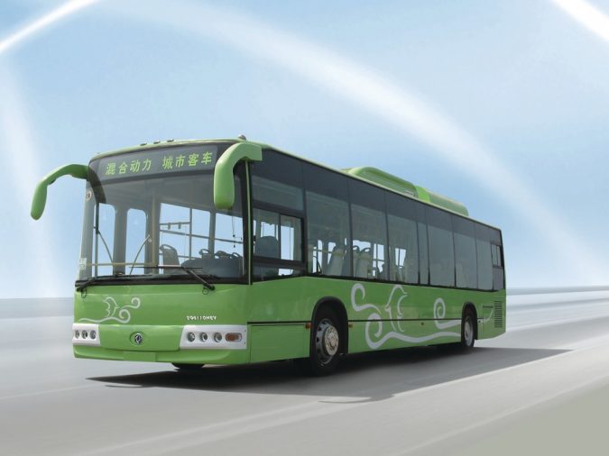 Hybrid Electric Bus Saving Nature: Best 10 Eco-Friendly Transport Types - 5 Eco-Friendly Transport