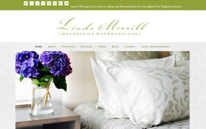 Linda Merrill website interior design Best 50 Interior Design Websites and Blogs to Follow - 35 interior design websites