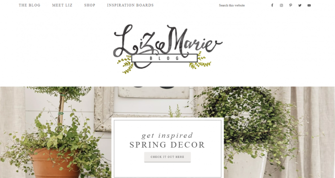 Liz Marie blog interior design decor Best 50 Home Decor Websites to Follow - 26