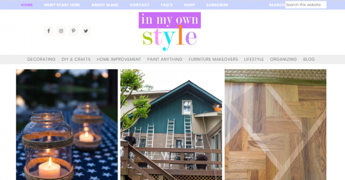 in my own style blog interior design decor Best 50 Home Decor Websites to Follow - 27