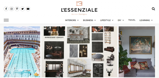 lessenziale website interior design Best 50 Interior Design Websites and Blogs to Follow - 24 interior design websites