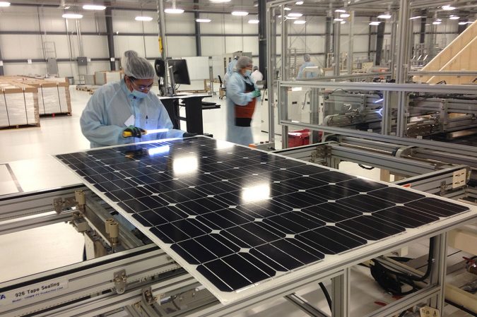 10 Reasons You Must Change to Solar Energy 9 solar panel manifacturing 10 Reasons You Must Change to Solar Energy - 9
