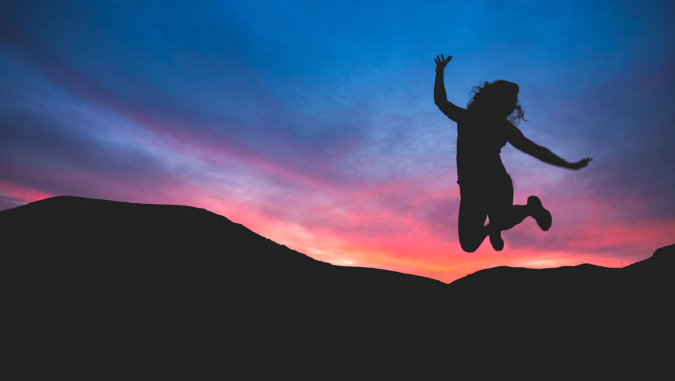 woman jumping joy How to End Addiction on Your Own Terms - 1