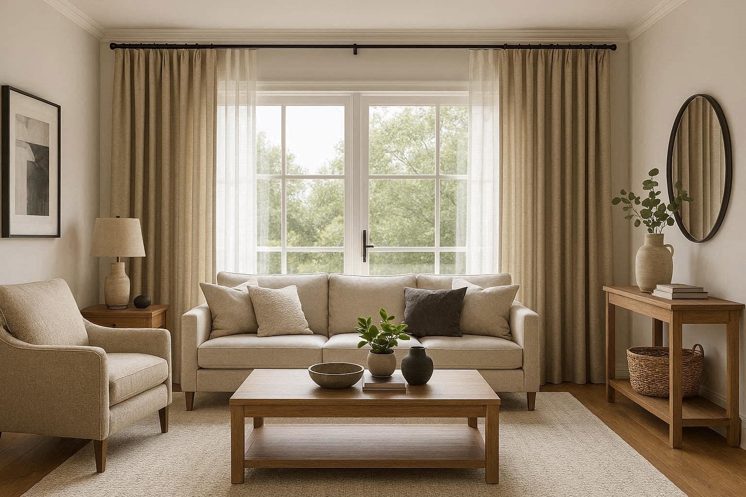 The Ultimate Decorating Guide for Your Living Room 9 Add Curtains and Window Treatments for a Finished Look The Ultimate Decorating Guide for Your Living Room - 9