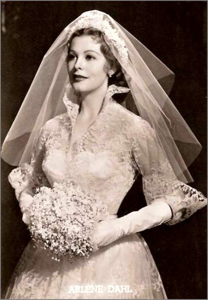 Arlene Dahl wedding dress by Helen Rose Top 10 Most Expensive Wedding Dress Designers - 49