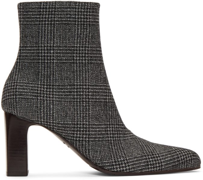Best 20 Balenciaga Shoes Outfit Ideas for Women 40 Black and white check boots Best 20 Balenciaga Shoes Outfit Ideas for Women - 40
