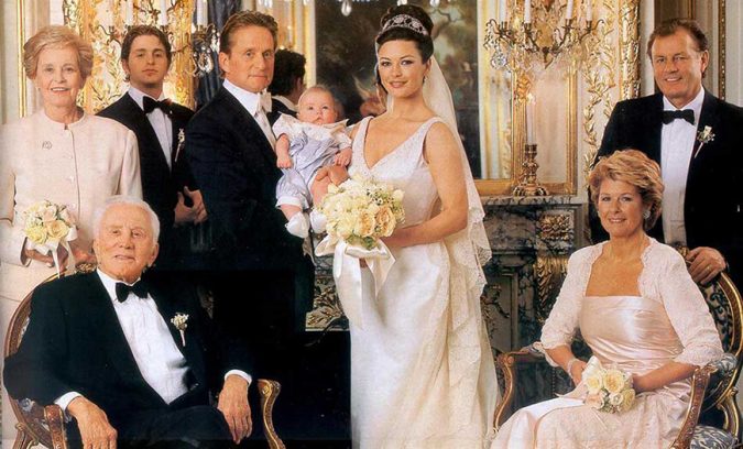 Catherine Zeta Jones wedding gown by Christian Lacroix Top 10 Most Expensive Wedding Dress Designers - 42