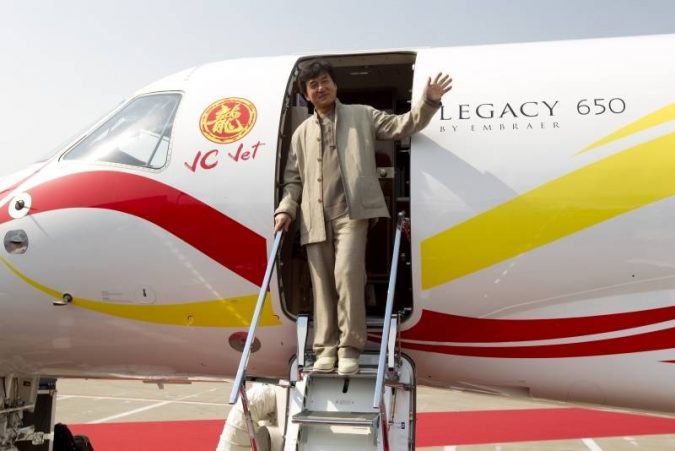 Jackie Chan private jet 2 15 Most Luxurious Helicopters and Private Jets Owned by Celebrities! - 25