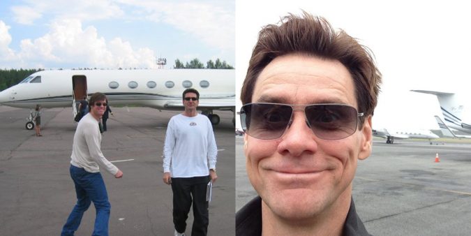 Jim Carrey private jet 1 15 Most Luxurious Helicopters and Private Jets Owned by Celebrities! - 16