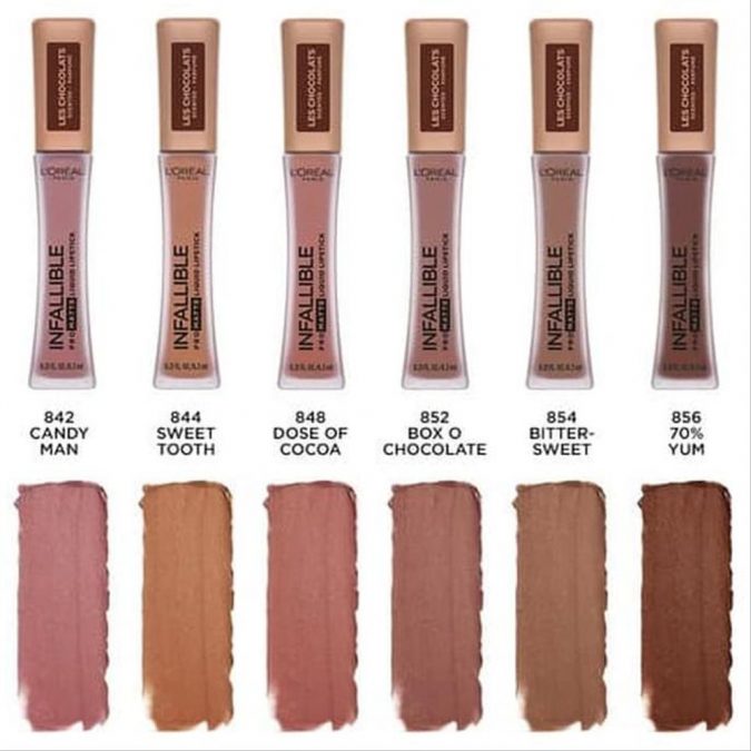 Loreal Chocolate scented lipsticks 20+ Natural Prom Makeup Ideas and Tutorials - 5
