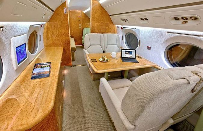 Mark-Cuban-private-jet-3-675x435 15 Most Luxurious Helicopters and Private Jets Owned by Celebrities!
