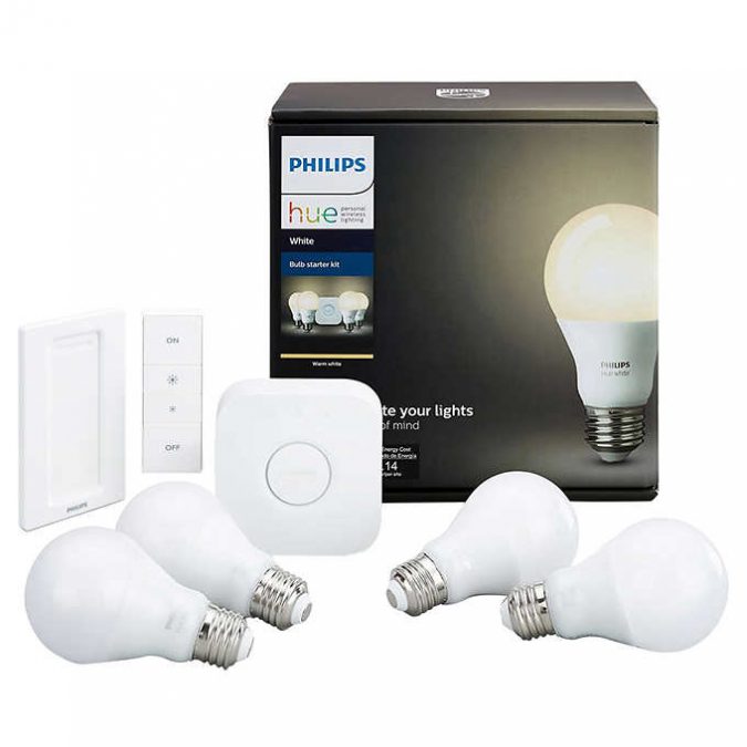 5 Smart Home Items That Can Make Your Life Easier 6 Philips Hue White Smart Bulb Starter Kit 5 Smart Home Items That Can Make Your Life Easier - 6