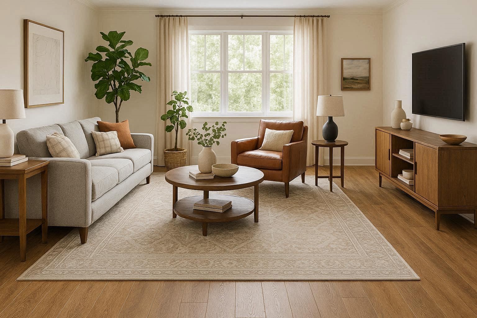 The Ultimate Decorating Guide for Your Living Room 7 Use Area Rugs to Define and Style the Space The Ultimate Decorating Guide for Your Living Room - 7