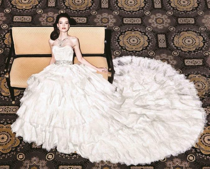 White-Gold-Diamond-Dress-by-Yumi-Katsura-675x545 Top 10 Most Expensive Wedding Dress Designers in 2022