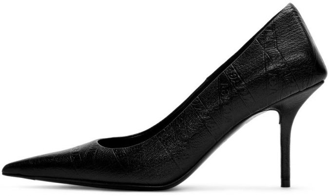 black aquare knife heels shoes e1560252385292 Best 20 Balenciaga Shoes Outfit Ideas for Women - 17