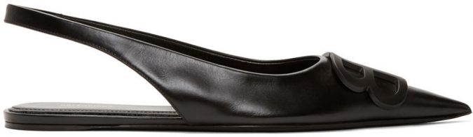 black-slingback-ballerina-flats-675x196 Best 20 Balenciaga Shoes Outfit Ideas for Women in 2021