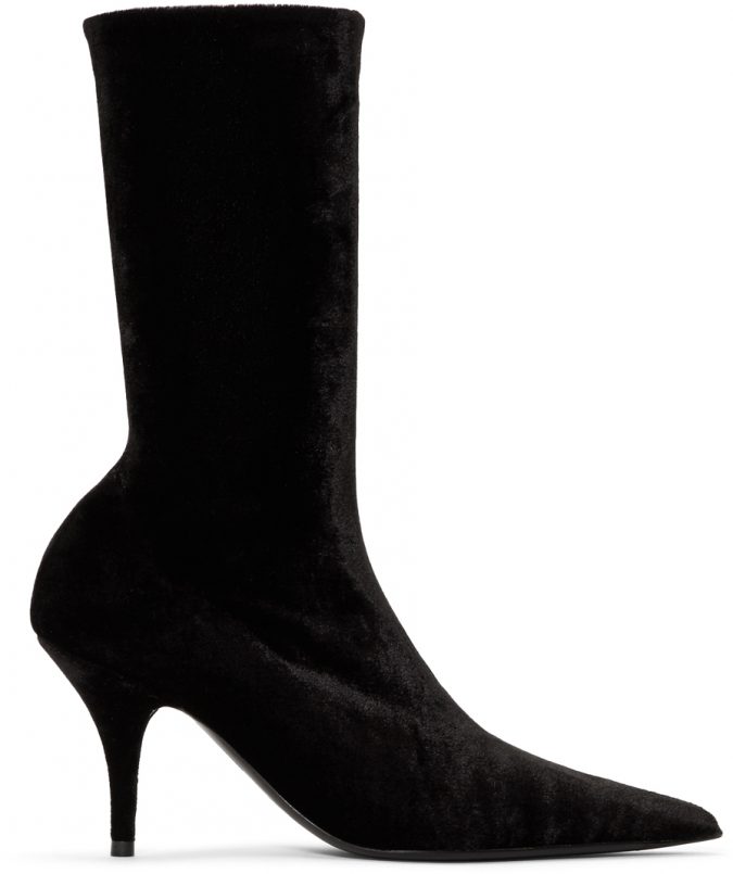 black-velvet-knife-boots-675x805 Best 20 Balenciaga Shoes Outfit Ideas for Women in 2021