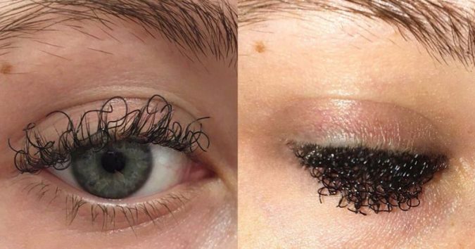curled eyelashes Top 20 Newest Eyelashes Beauty Trends - 10