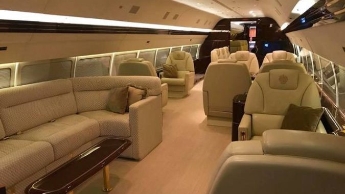 donald trump jet. 15 Most Luxurious Helicopters and Private Jets Owned by Celebrities! - 10