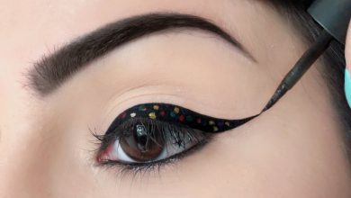 eye makeup polka dot eyeliner 20+ Natural Prom Makeup Ideas and Tutorials - 12