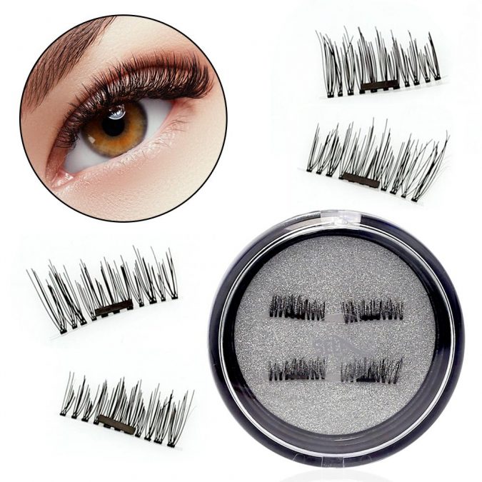 makeup-Magnetic-eyelashes-675x675 Top 20 Newest Eyelashes Beauty Trends in 2020