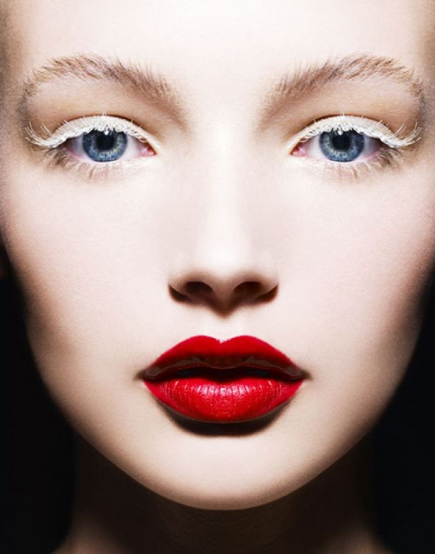 makeup White eyelashes Top 20 Newest Eyelashes Beauty Trends - 20