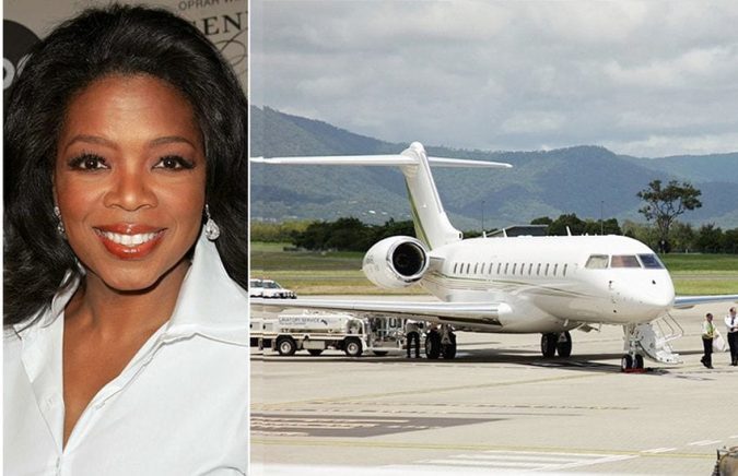 oprah-675x436 15 Most Luxurious Helicopters and Private Jets Owned by Celebrities!