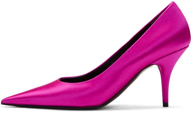 pink satin knife heals e1560251913480 Best 20 Balenciaga Shoes Outfit Ideas for Women - 24