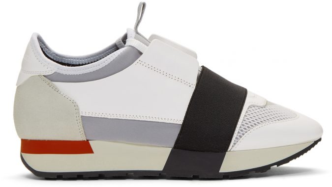 Best 20 Balenciaga Shoes Outfit Ideas for Women 14 white and red race sneakers Best 20 Balenciaga Shoes Outfit Ideas for Women - 14