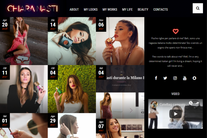 Top 60 Trendy Women Fashion Blogs to Follow 52 Chiara Nasti blog screenshot Top 60 Trendy Women Fashion Blogs to Follow - 52