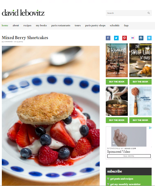 Best 50 Healthy Food Blogs and Websites to Follow 34 David Lebovitz Best 50 Healthy Food Blogs and Websites to Follow - 34
