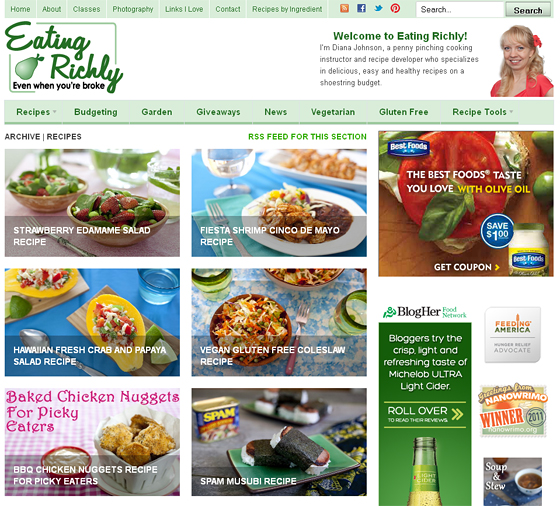 Eating-Richly Best 50 Healthy Food Blogs and Websites to Follow in 2022